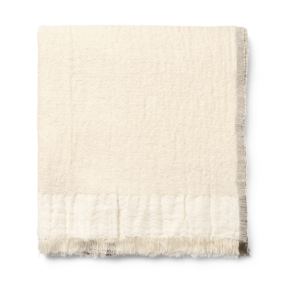 ferm LIVING Weaver pläd 120x170 cm Off-white