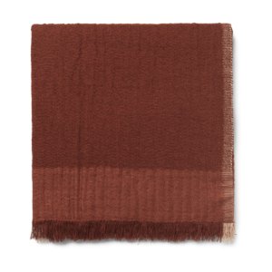 ferm LIVING Weaver pläd 120x170 cm Red Brown