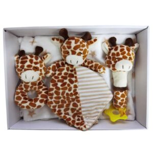 Carlobaby presentkit filt & leksaker, giraff
