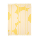 Marimekko Vesi Unikko ullpläd 140x180 cm Spring yellow-ecru