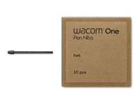 Wacom - Digital pennspets - filt - svart (paket om 10)
